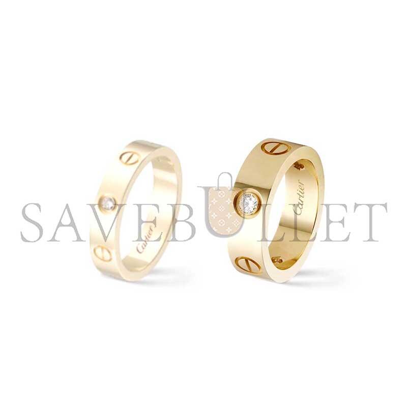 CARTIER LOVE RING, CLASSIC MODEL, 3 DIAMONDS CRB4032400